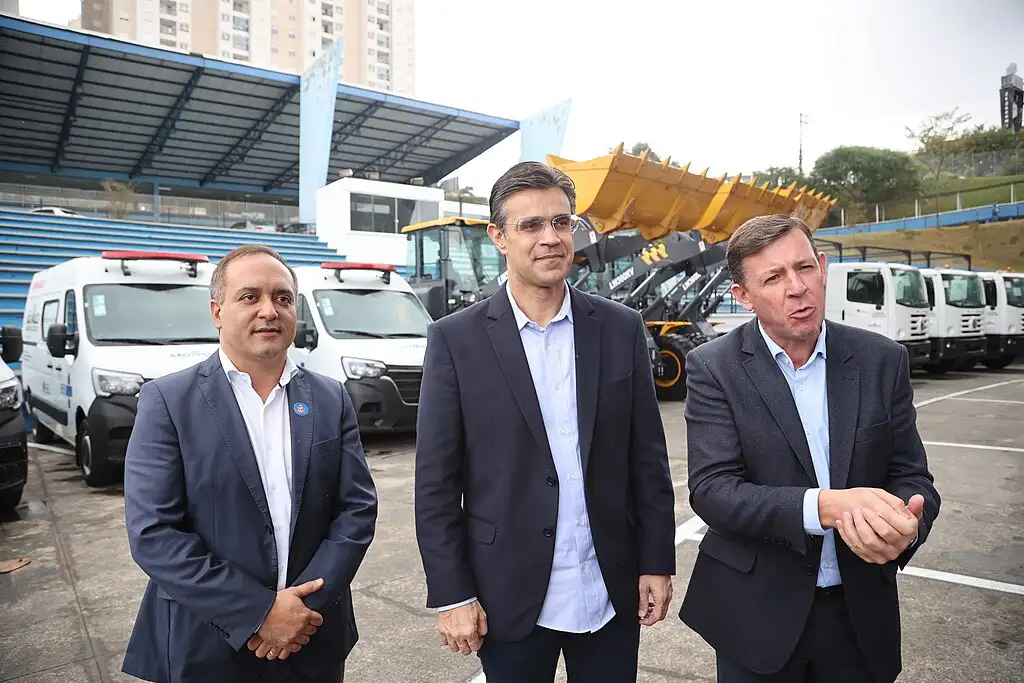 Painel institucional em São Bernardo do Campo